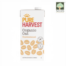Oat Milk (Unsweetened) PureHarvest 1litre Organic Nett(BB: August 12,2026)