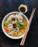 Quinoa Udon in Miso Soup