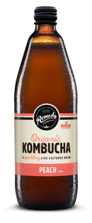 Remedy Organic Kombucha Peach 750ml