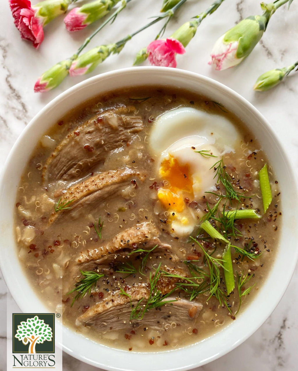 Herbed Duck Congee Recipe | Nature's Glory