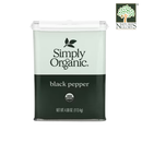 Simply Organic Spices Black Pepper-Ground in Tin 113.4g (BB: March 2027)