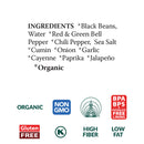 Spicy Refried Black Bean Eden 454g Organic(BB: March 07,2029)