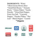 Rice & Cajun Small Red Bean Eden 425g Organic(Bb: Feb 11,2029)