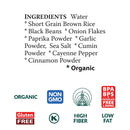 Rice & Caribbean Black Bean Eden 425g Organic(BB: Feb. 11,2029)