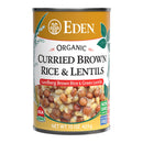 Curried Rice & Green Lentils Beans, Organic Eden 425g (BB: May 19,2029)