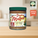 Brown Mustard-Glass Jar Eden 255g Organic.(BB: April 22,2027)