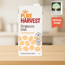 Oat Milk (Unsweetened) PureHarvest 1litre Organic Nett(BB: December 03,2026)