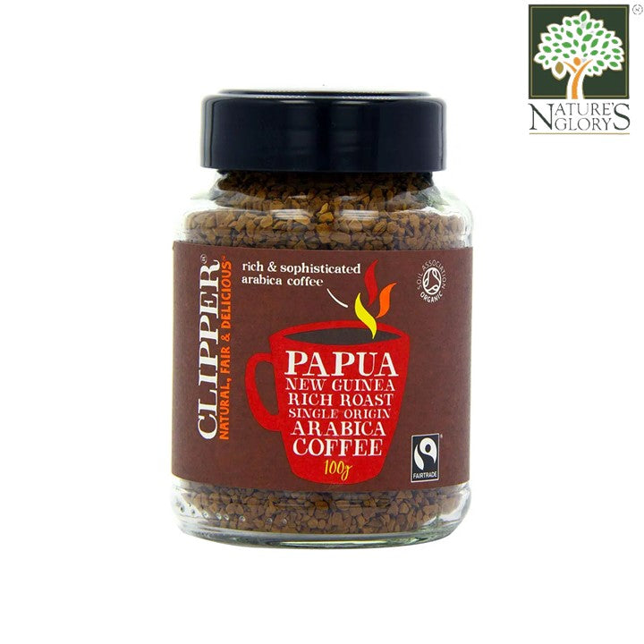 Clipper Organic Instant Coffee-Papua New Guinea 100g (BB: June 2024)