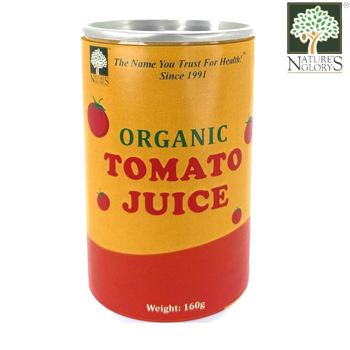 Organic Tomato Juice Nature's Glory 160g (BB: March 06,2027)