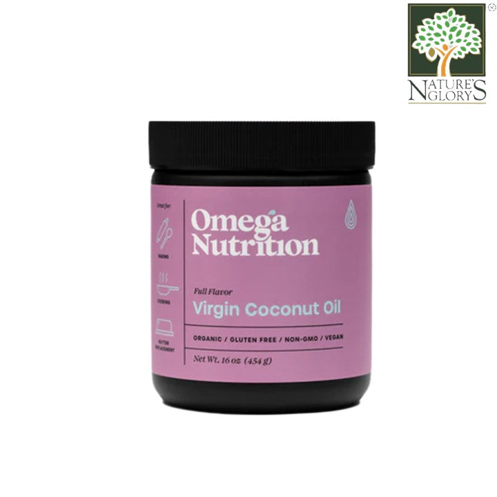 Extra Virgin Coconut Oil Omega Nutrition 908g Organic (BB: Jan 2027)