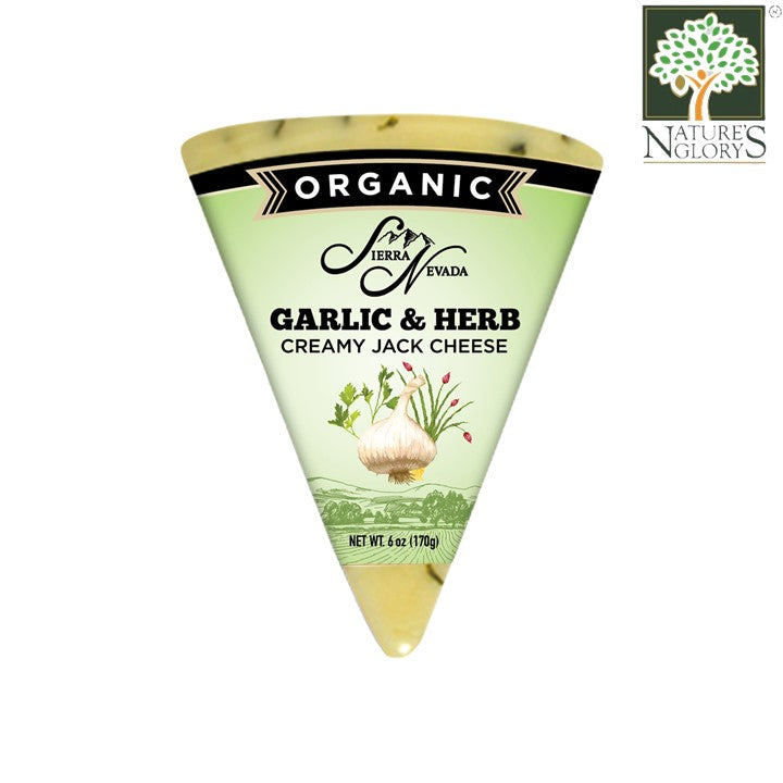 Organic Garlic & Herb Creamy Jack Cheese Sierra Nevada 170g (BB:Nov 26,2025)