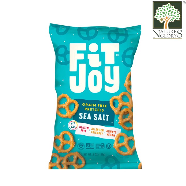 Grain Free Pretzels Himalayan Pink Salt Fit Joy 141g (BB: July 2024)