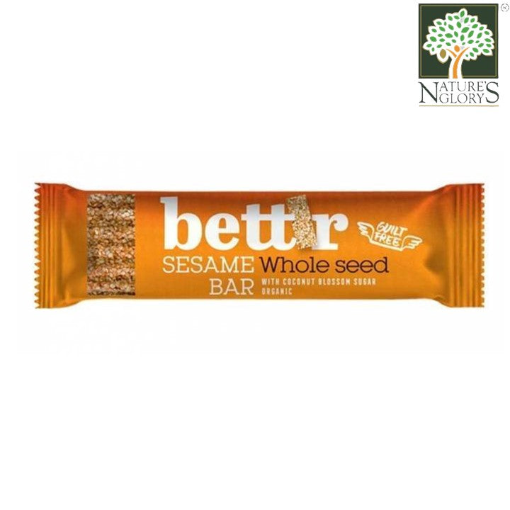 Bett'r Organic Sesame Whole Seed Bar 30g (BB: June 26,2025)