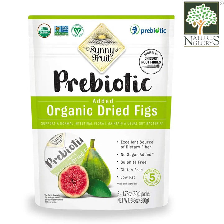 Prebiotic Added Organic Dried Figs Sunny Fruit 250g (BB: October 07,2024)