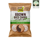 RiceUP! Organic Brown Rice Chips Chia & Quinoa 25g (BB: August 04,2026)