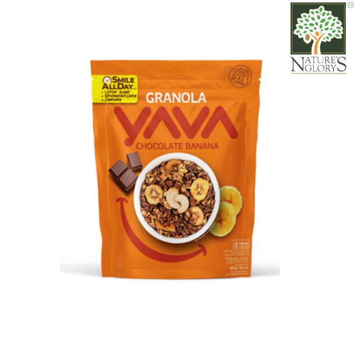 Chocolate Banana Granola YAVA 200g (BB: May 12,2026)