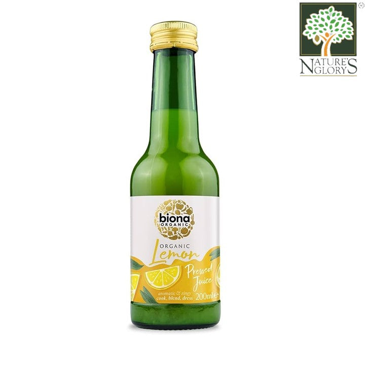 Biona Organic Lemon Juice 200ml (BB: August 30,2024)