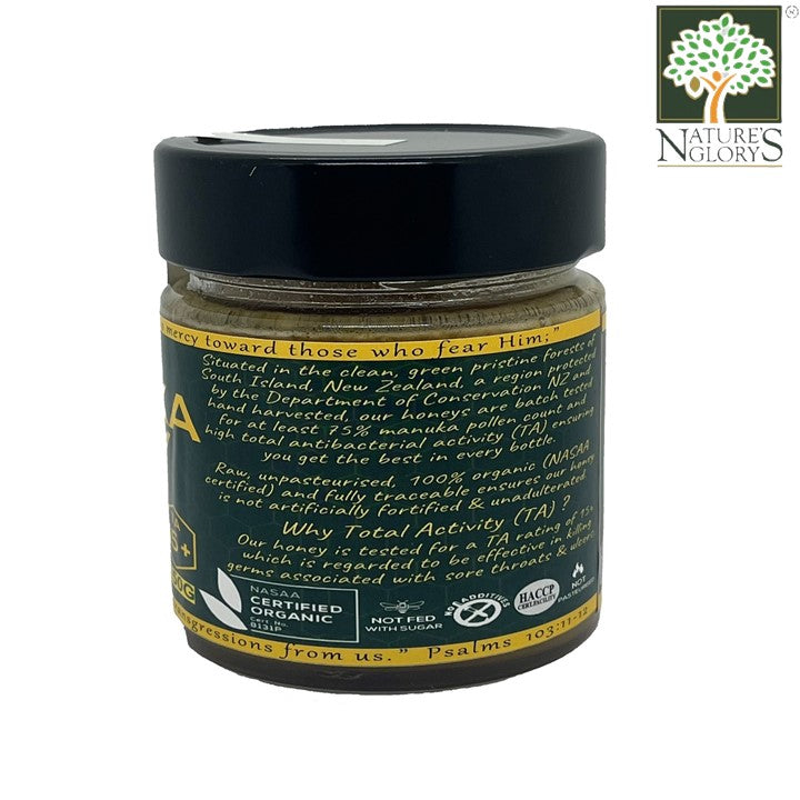 Organic New Zealand Manuka Honey Bioactive TA 15+ Nature's Glory 250g (Best before: Approx. 2 years)
