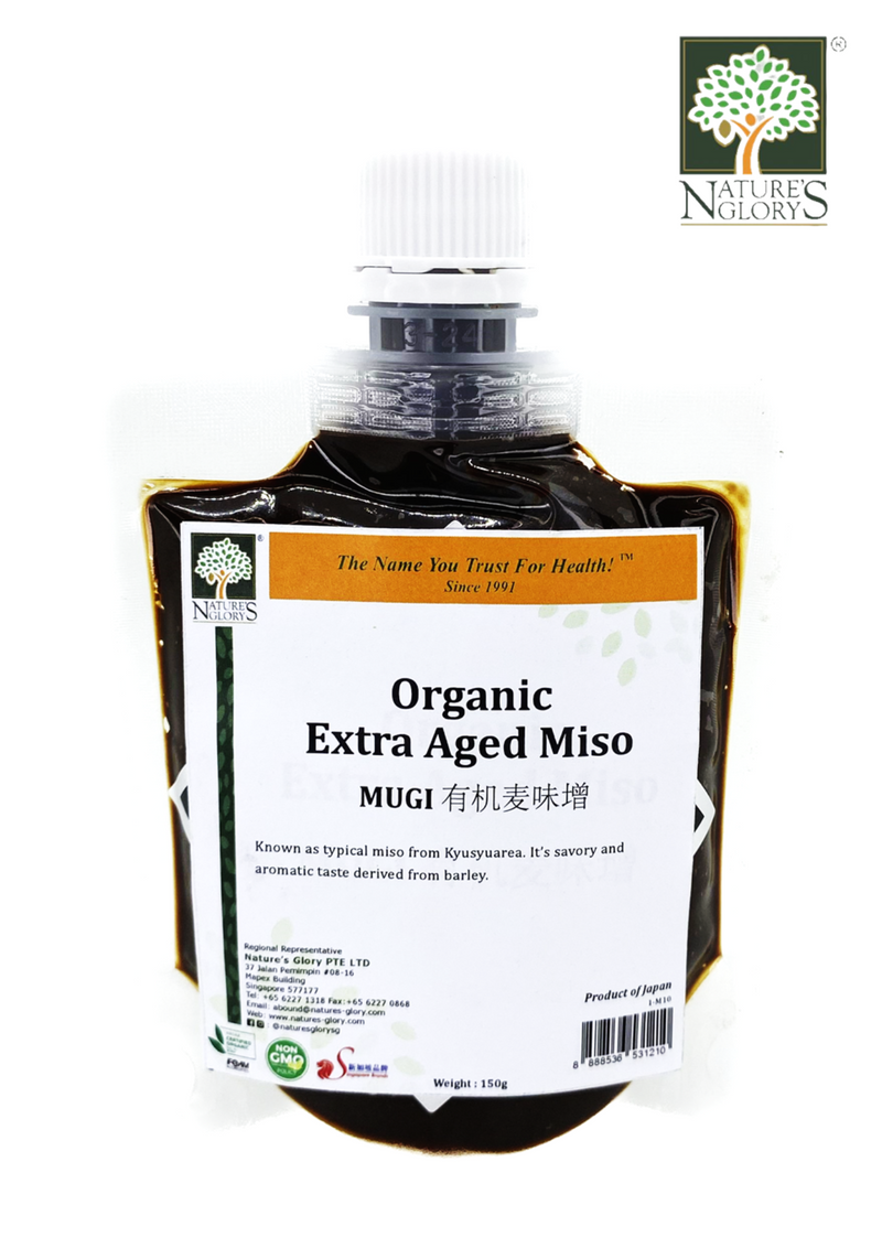 Organic Extra Aged Miso Mugi Nature's Glory 150g (BB: Feb 10,2025)