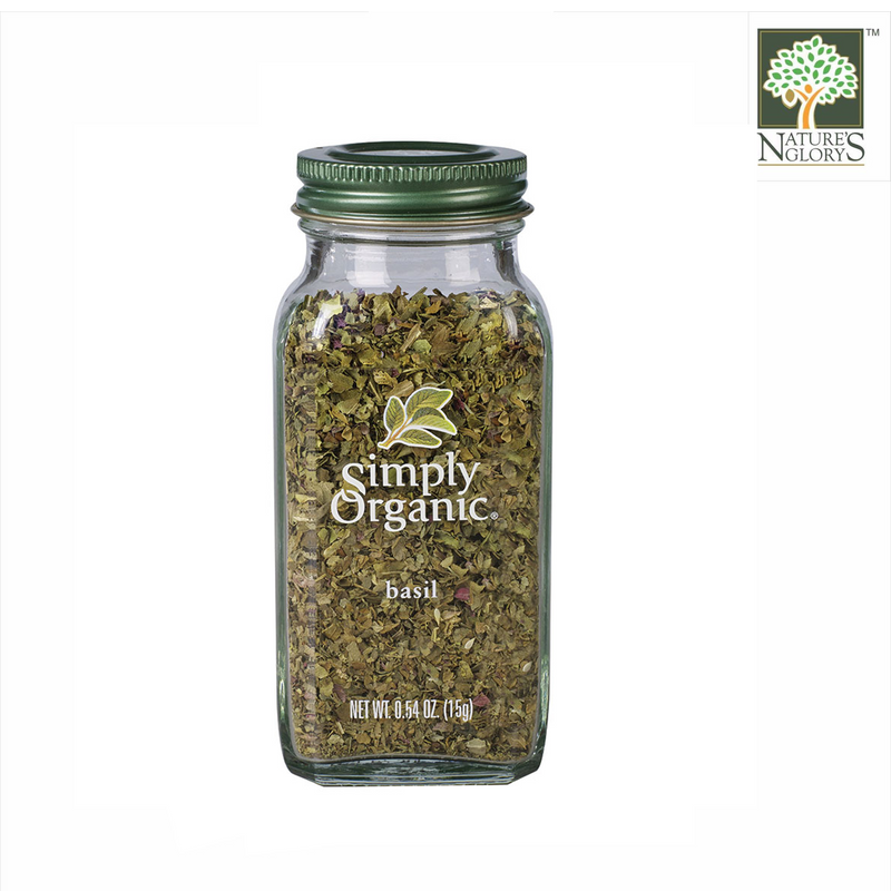 Simply Organic Spices Basil 15g (BB: April 2026)