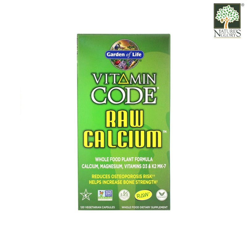 Garden of Life Vitamin Code Raw Calcium 120 Vegan Caps - Box Cover