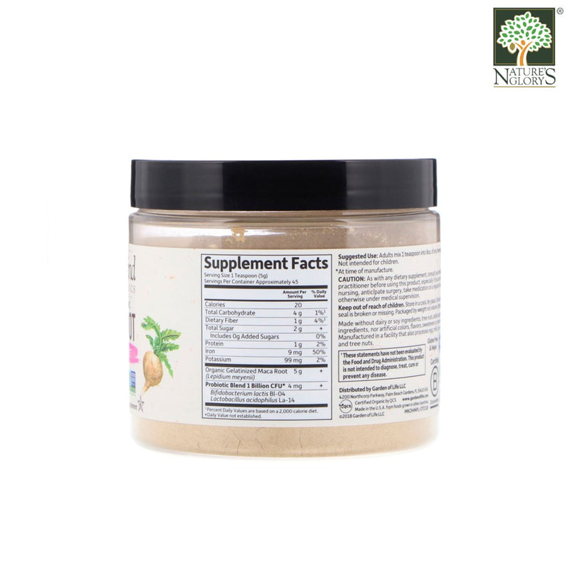 Garden of Life mykind Organics Herbal Maca Root Powder 225g - Product Description View 1