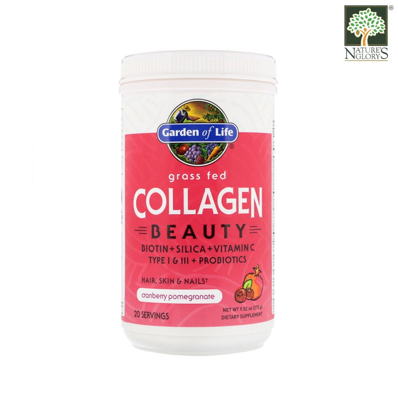 Garden of Life Grass Fed Collagen Beauty Cranberry Pomegranate Powder 270g