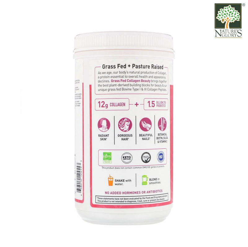 Garden of Life Grass Fed Collagen Beauty Cranberry Pomegranate Powder 270g - Product Description View 2