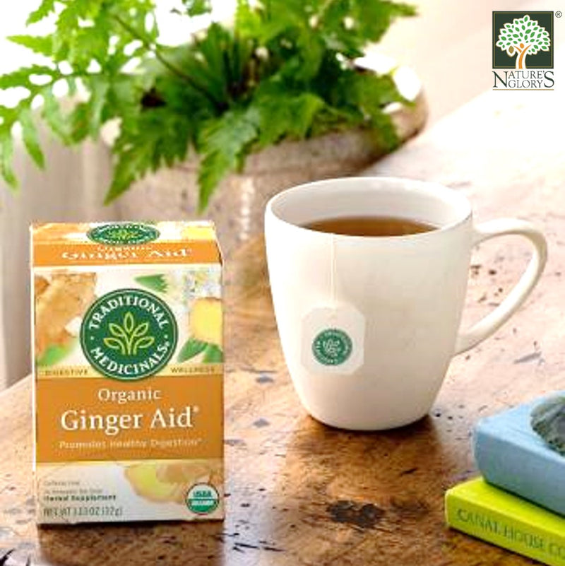 Traditional Medicinals Ginger Aid Tea 16 bags Organic