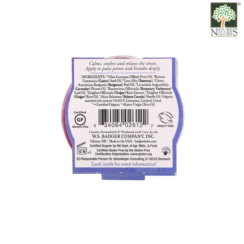 Sleep Balm Badger Organic Natural(BB: Feb 22,2027)