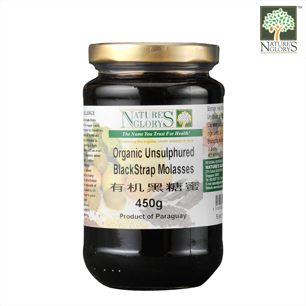 Blackstrap Molasses 450g Organic Nature's Glory Singapore