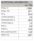 Brown Rice Cracker Black Sesame Nature's Glory 75g