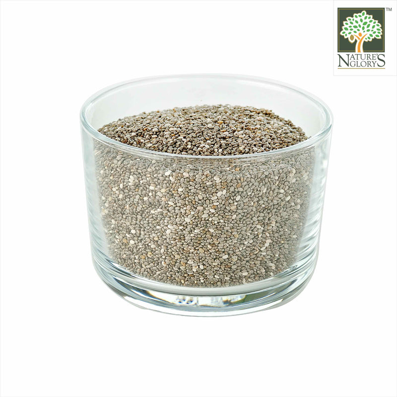 Chia Seeds Nature's Glory Organic In A Bowl