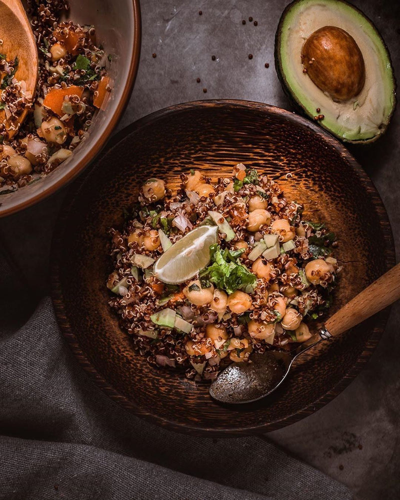 Chickpeas/Garbanzo with Quinoa Salad