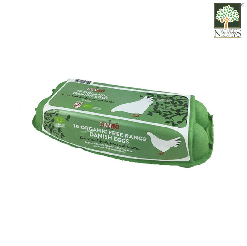 Organic Free Range Danish Eggs (10 eggs) Danaeg (Best before:Approx. 1 month )