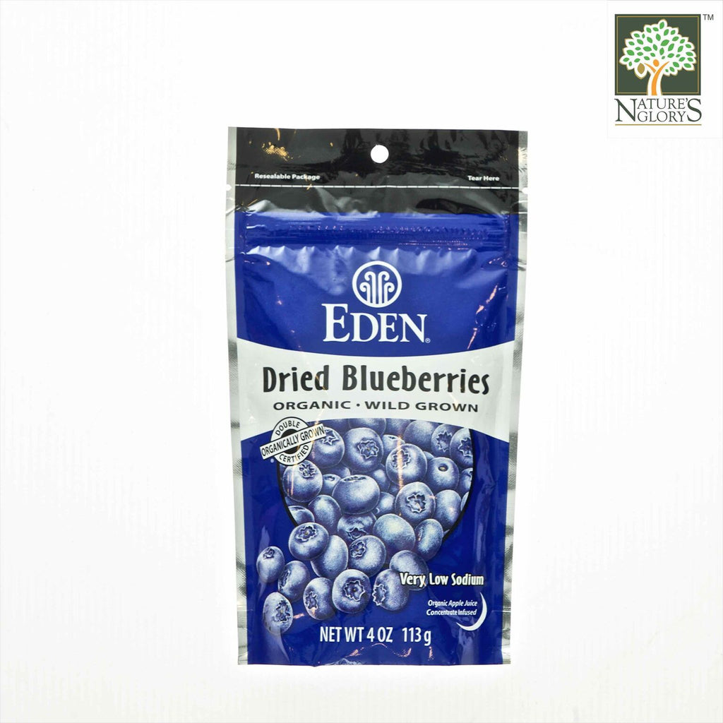 Dried Wild Blueberries Eden 113g Organic Nature's Glory Singapore