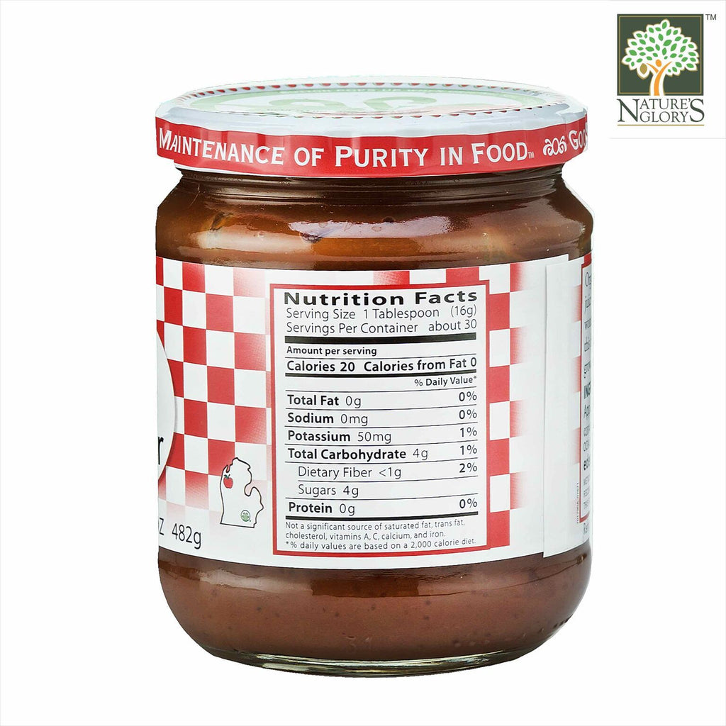 Eden Apple Butter Spread 482g Organic Nature's Glory Singapore