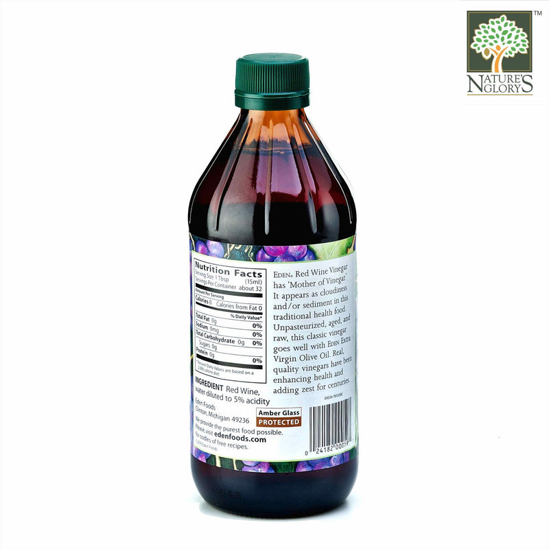 Red Wine Vinegar, Eden Organic 473ml - View 1