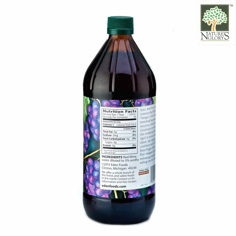Red Wine Vinegar, Eden Organic 946ml - View 1