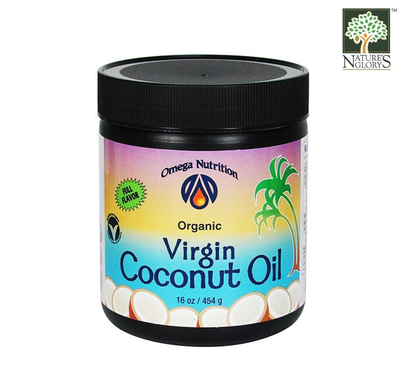 Extra Virgin Coconut Oil Omega Nutrition 454g Organic 