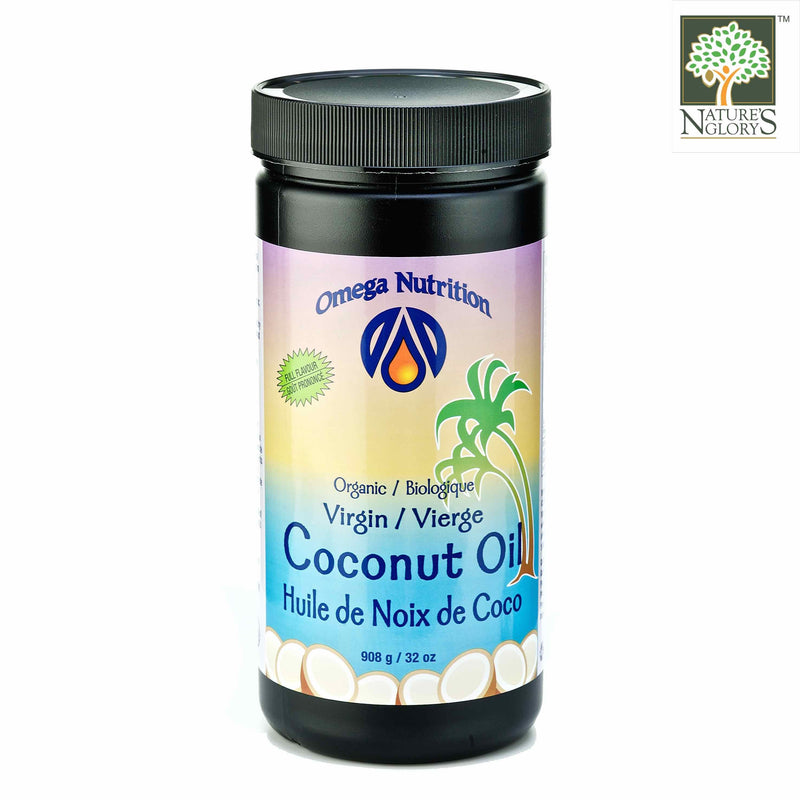 Extra Virgin Coconut Oil Omega Nutrition 908g Organic 
