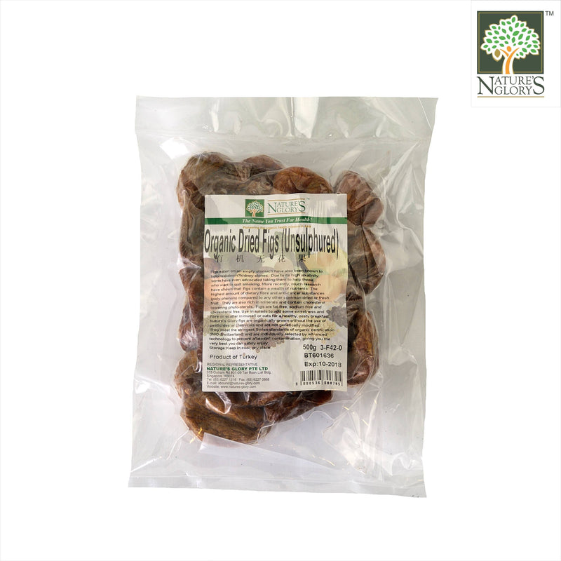 Dried Figs (Unsulphured) Nature's Glory 500g Organic
