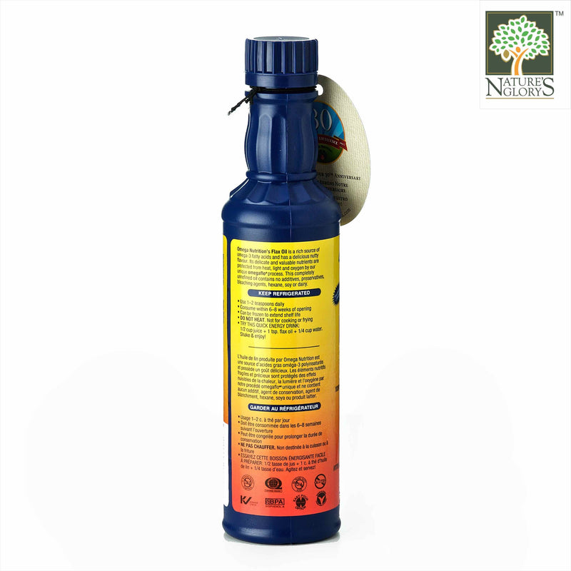 Flax Oil Omega Nutrition 237ml Organic - View 2