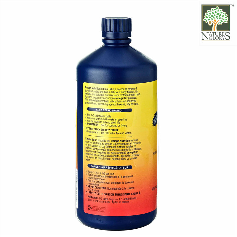 Flax Oil Omega Nutrition 946ml Organic - View 1