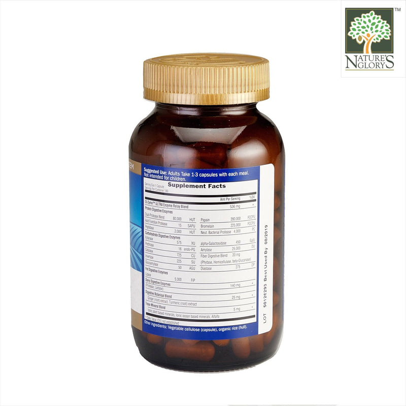Garden of Life Ω-Zyme Ultra Digestive Enzyme Blend 180 Caps - Product Descripton View 1