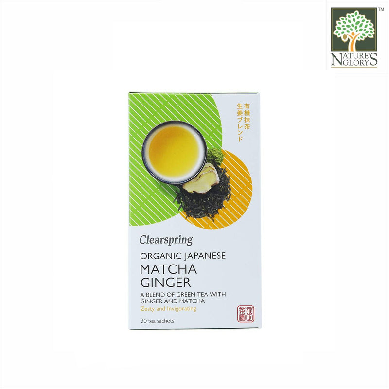 Clearspring Organic Japanese Matcha Ginger-TB Box 20bags