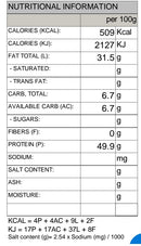Organic Bancha Tea (Kukicha) Nature's Glory 100g - Nutritional Information