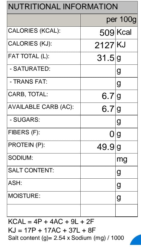 Organic Bancha Tea (Kukicha) Nature's Glory 100g - Nutritional Information