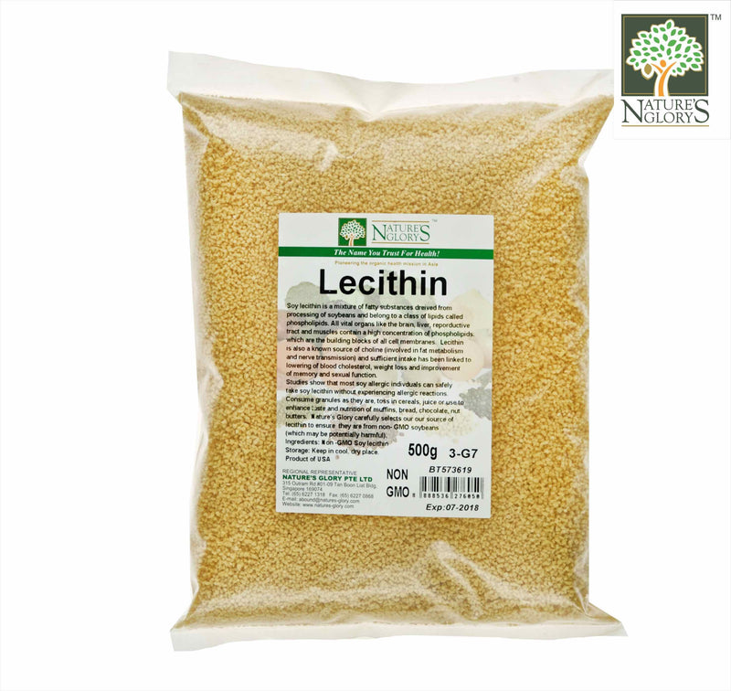 Lecithin Granule from Non-GMO Soybeans 200g/500g - Nature's Glory Singapore