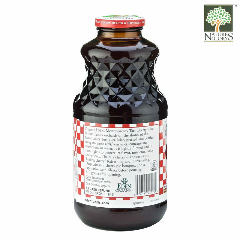 Montmorency Cherry Juice Eden 946ml Organic (Organic TART Cherry Juice) - View  2